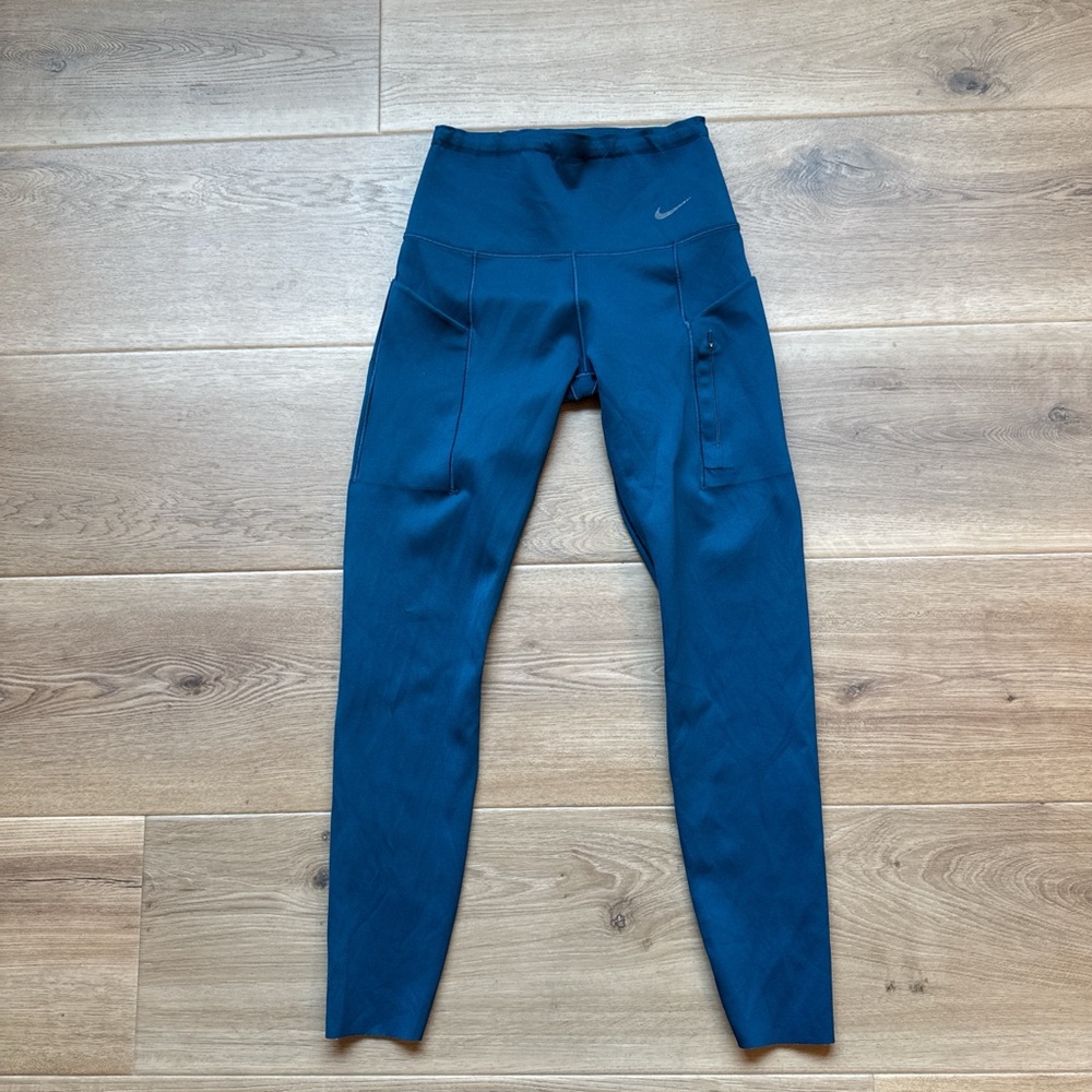 Nike Womens Deep Blue Leggings